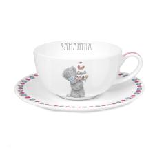 Personalised Me to You Bear Cupcake Teacup & Saucer